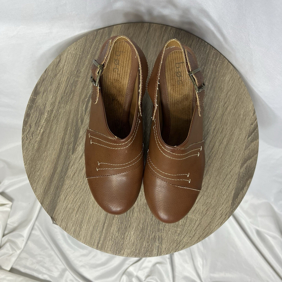 BOC Born Women’s Clog Mule Strap Back Brown 9M Sandals Boho Casual Workwear - Picture 3 of 11